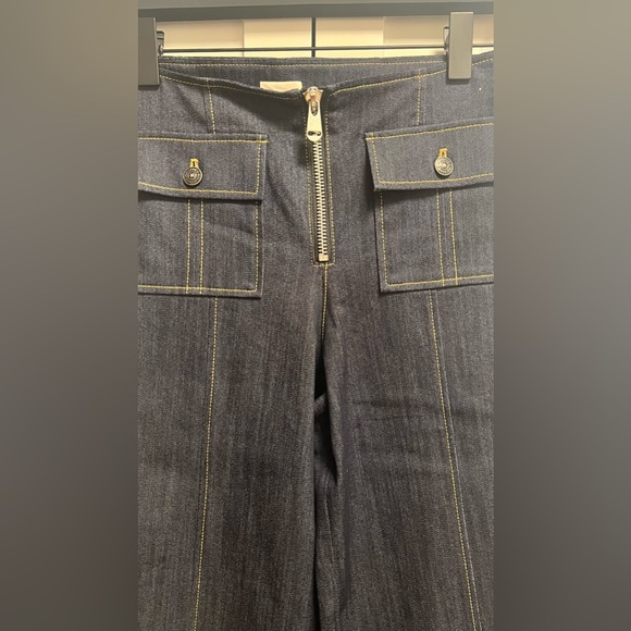 Cinq a Sept Azure Wide Leg Stitched Pants - Picture 8 of 8